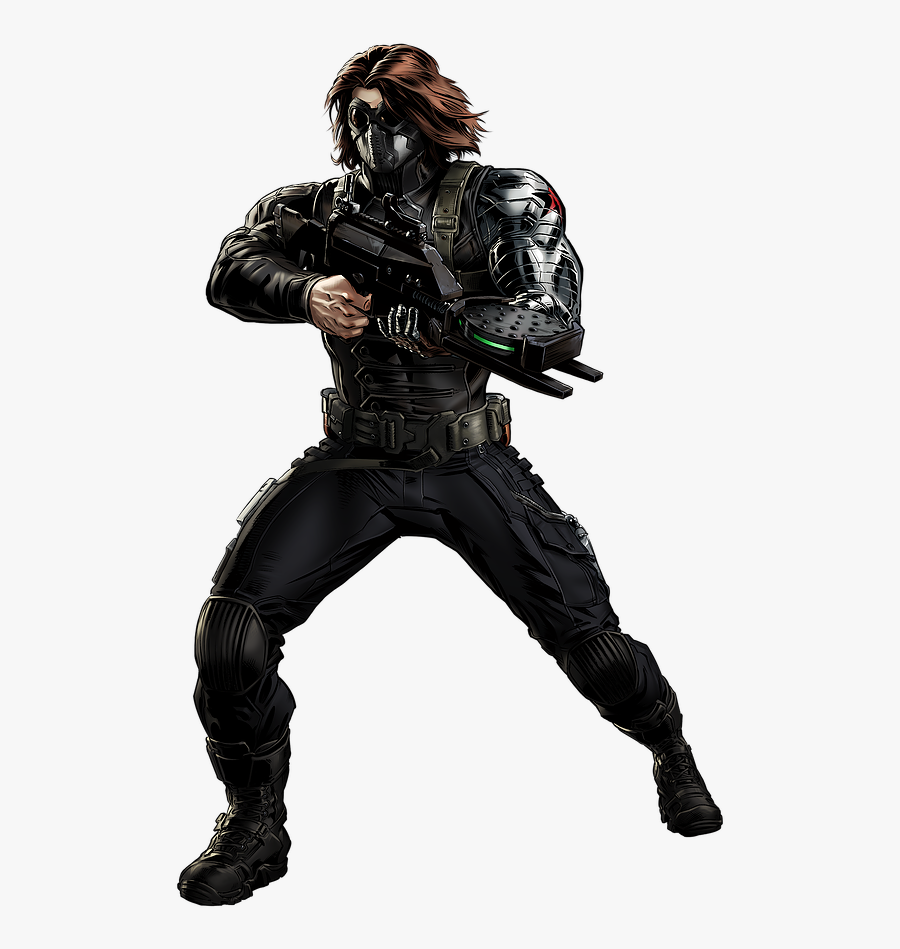 Winter Soldier Marvel Avengers Alliance, Transparent Clipart