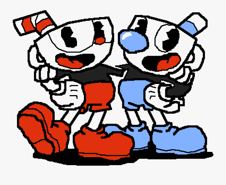 Cuphead And Mugman, Transparent Clipart