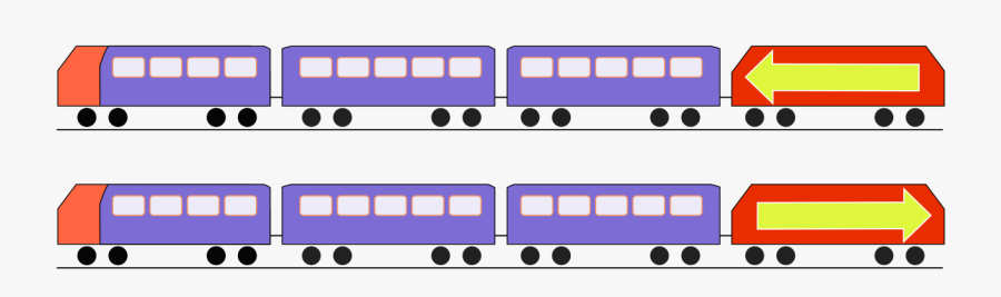 Push Pull Train, Transparent Clipart