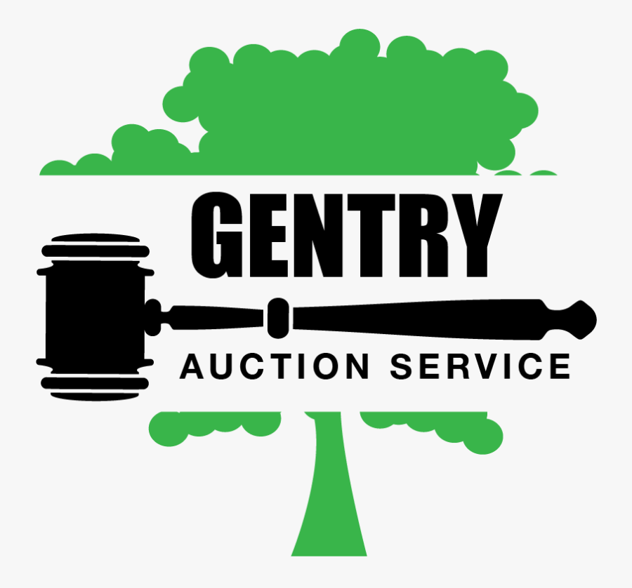Gentry Auction Service - Illustration, Transparent Clipart
