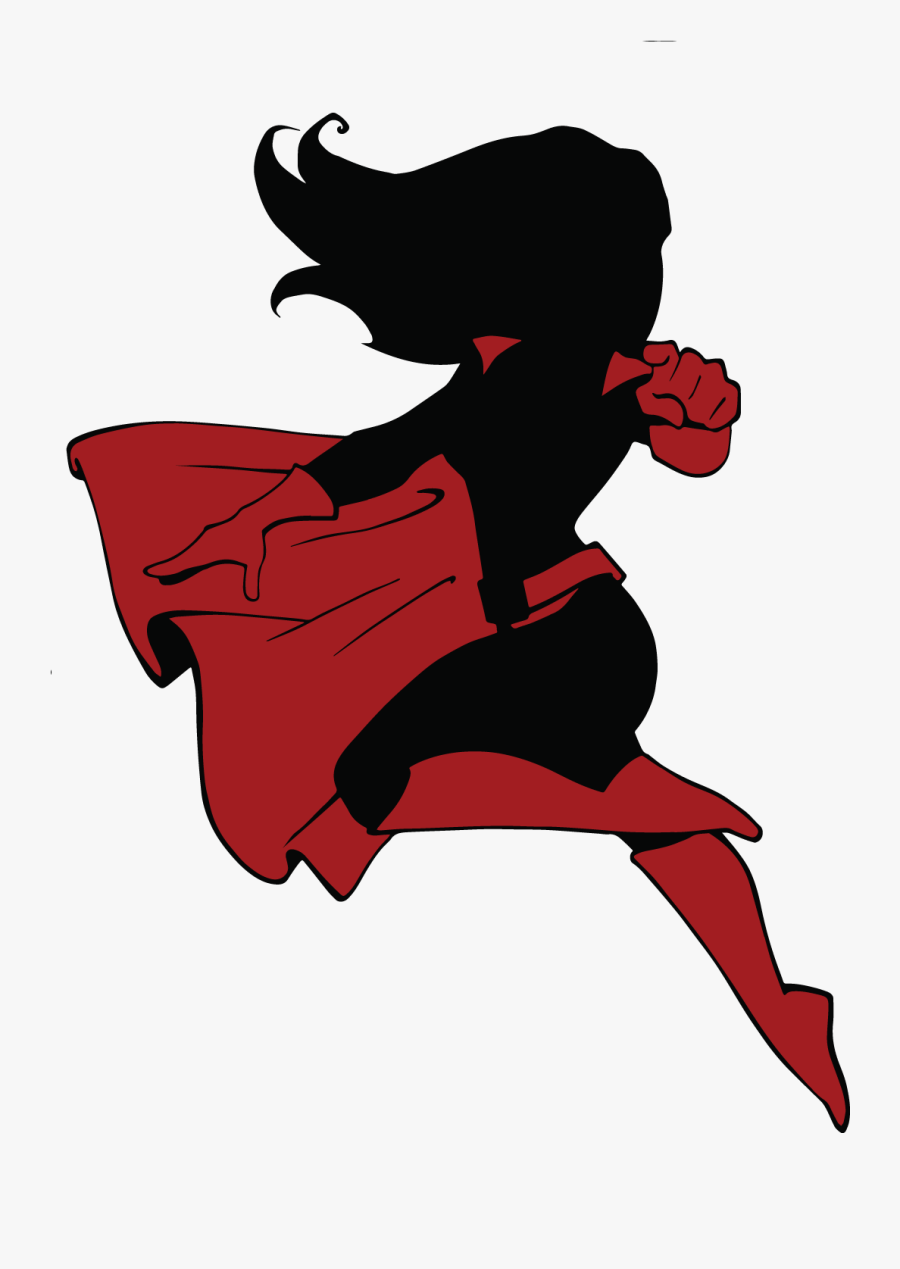 Superhero Silhouette Royalty-free - Royalty Free Superhero Silhouette, Transparent Clipart