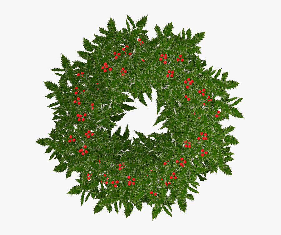 Laurel Wreath Christmas, Transparent Clipart