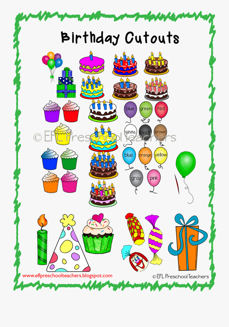 Happy Birthday Ell, Transparent Clipart
