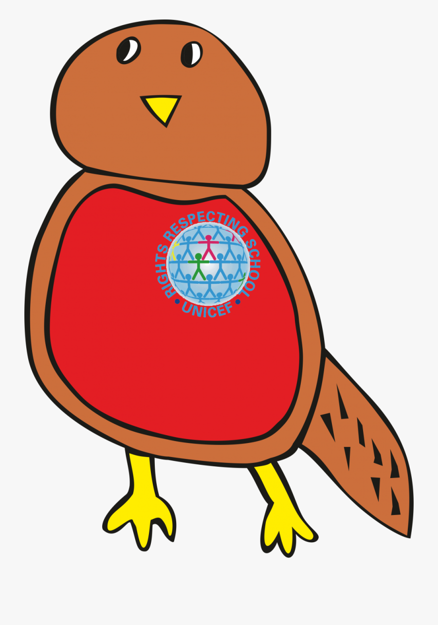 Red Robin Clip Art - Rights Respecting Schools Award, Transparent Clipart