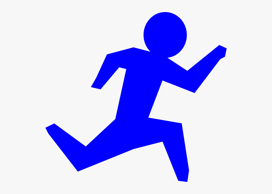 Transparent Cartoon Running Man, Transparent Clipart