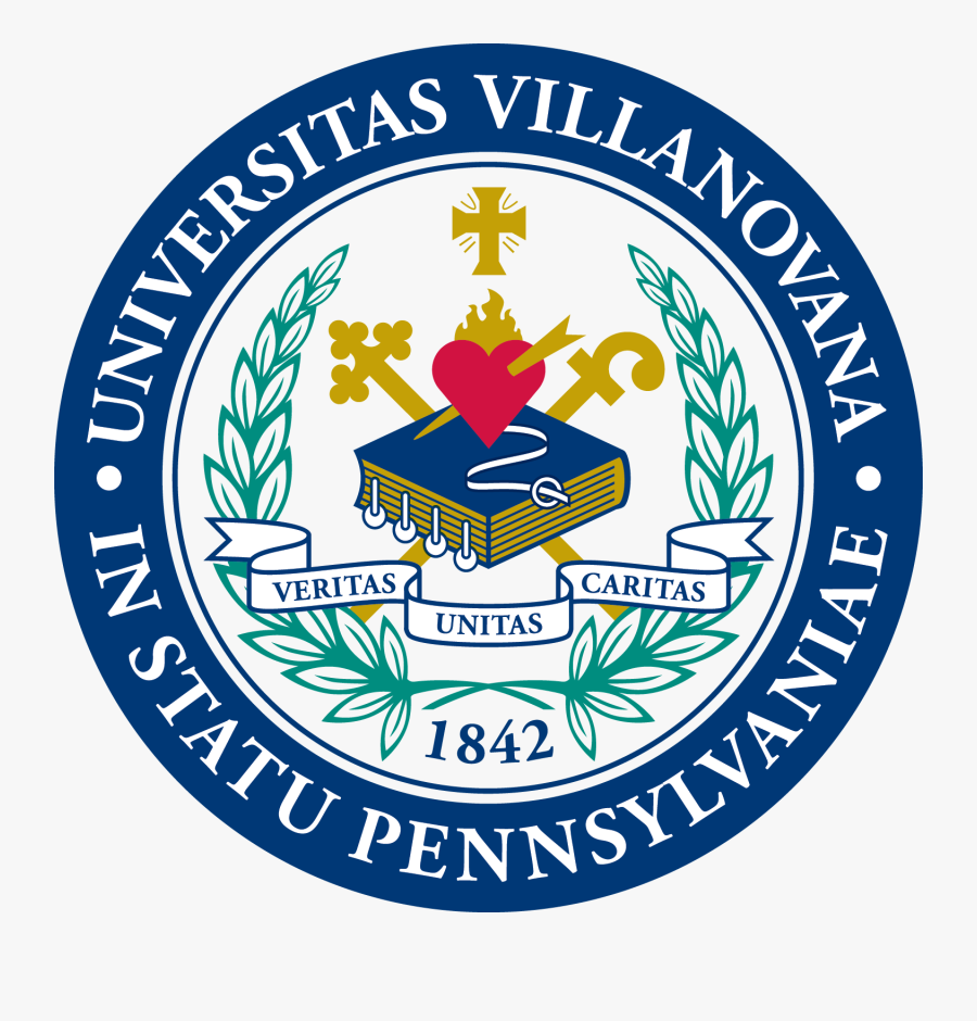 Full-color President"s Seal - Villanova Unitas Veritas Caritas, Transparent Clipart