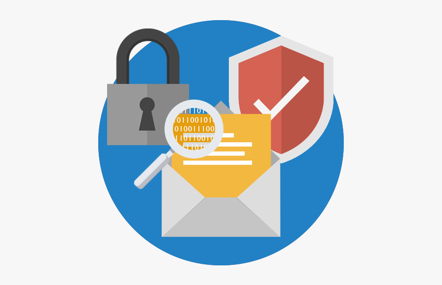 File - Email Security Png, Transparent Clipart