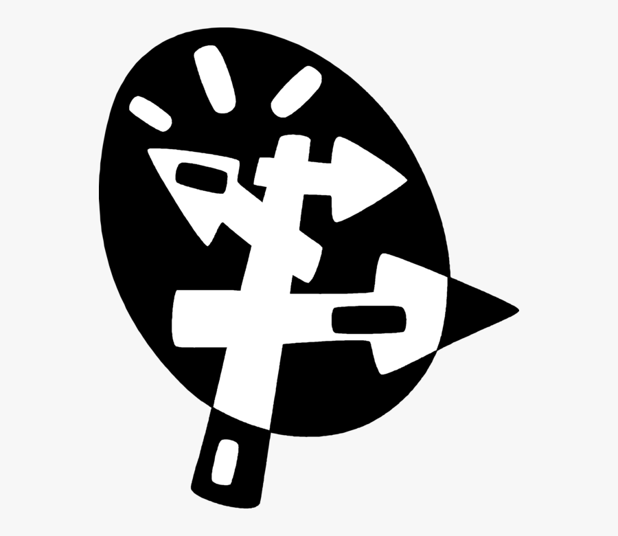 Vector Illustration Of Roads And Highways Signpost - Sign, Transparent Clipart