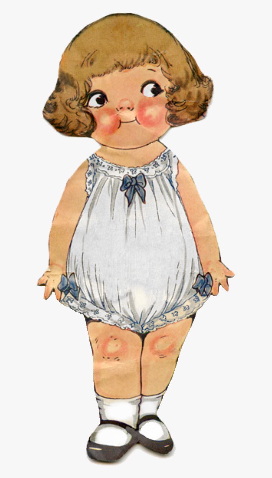 Dollydimple Image Grafxquest Free - Dolly Dingle Halloween Paper Doll, Transparent Clipart