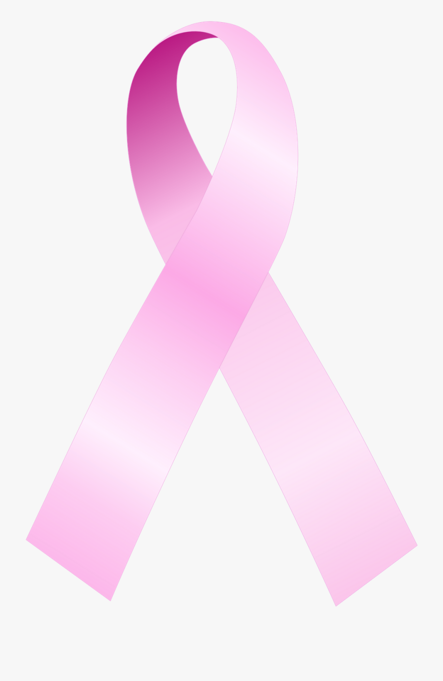 Breast Cancer Awareness Ribbon Black Background, Transparent Clipart