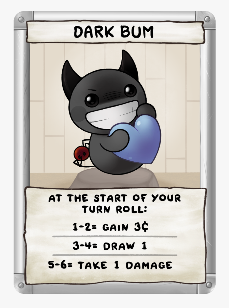 Binding Of Isaac Four Souls Loot Card, Transparent Clipart