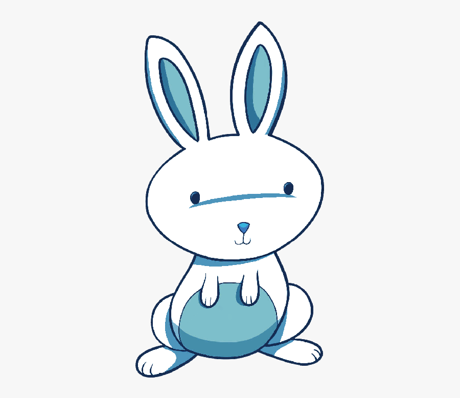 Cute Easter Bunny, Transparent Clipart