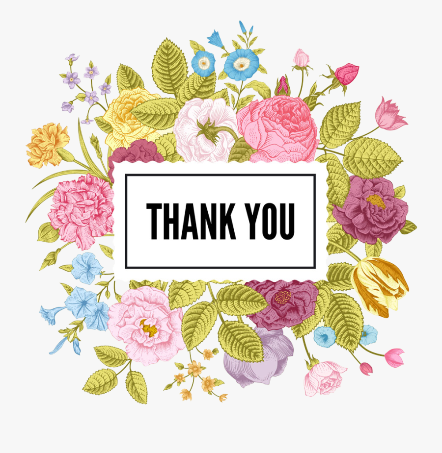 #ftestickers #thankyou 
#thank You#flower #freetoedit - Floral Mother's Day Sale, Transparent Clipart