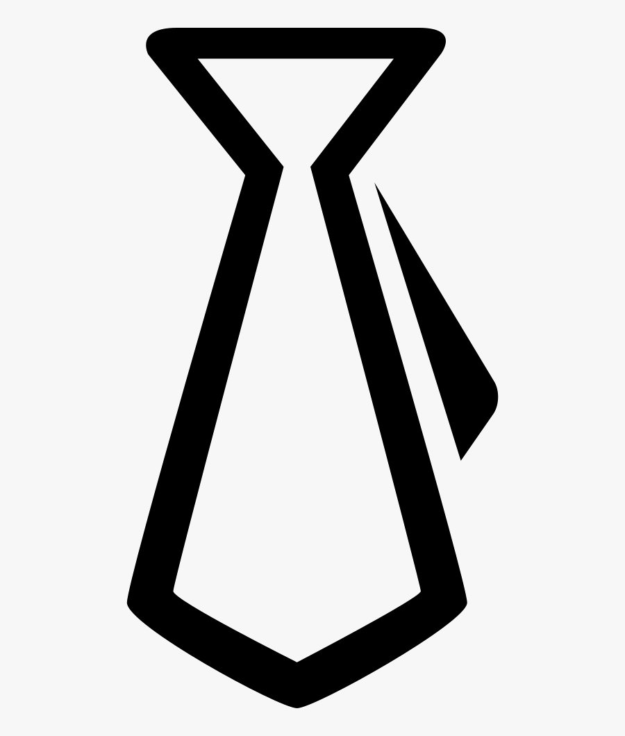 Tie Outline - Tie Outline Png, Transparent Clipart