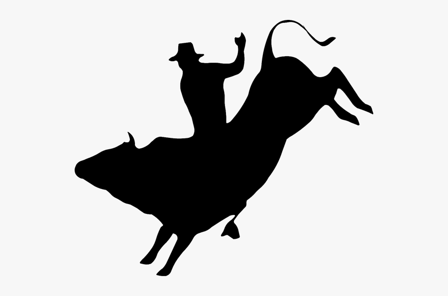 Cowboys, Gibbons, Yippee Yay - Bull Rider Clip Art, Transparent Clipart