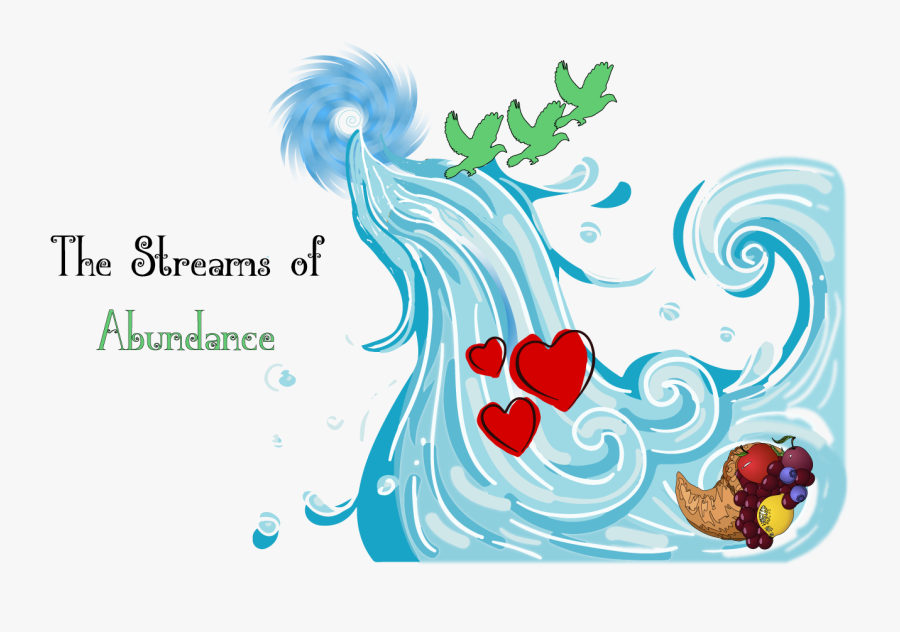 The Streams Of Abundance - Illustration, Transparent Clipart