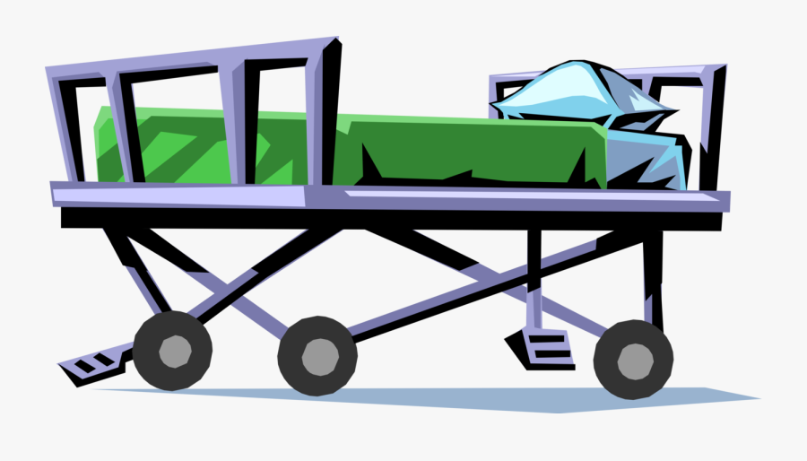 Clipart Hospital Gurney - Stretcher, Transparent Clipart