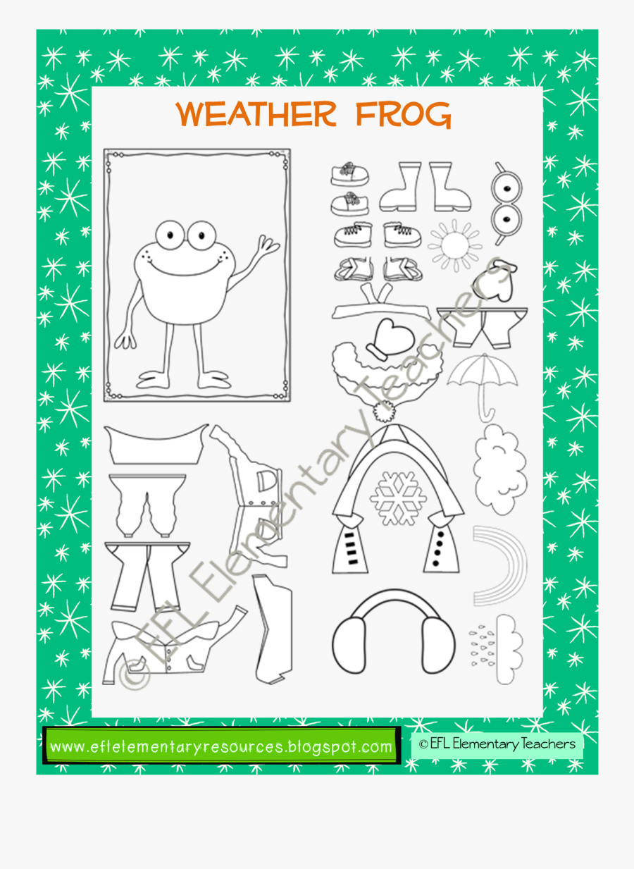 Weather And Clothes Game, Transparent Clipart