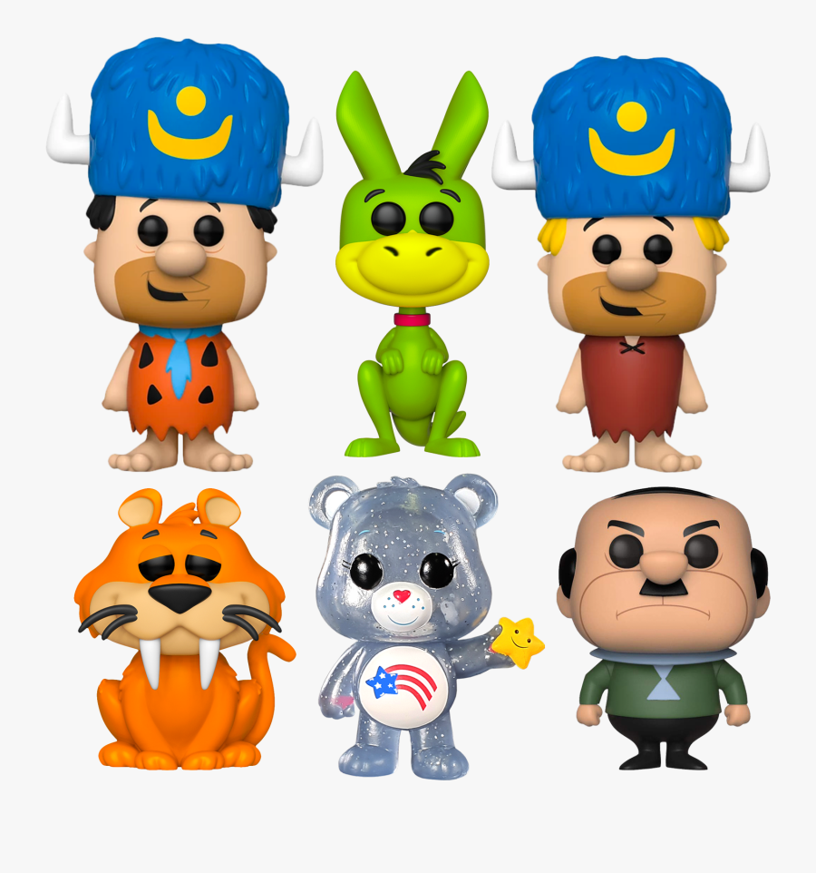 Fred, Barney Caring Pop Vinyl Bundle (popcultcha Exclusive) - Funko Flintstones, Transparent Clipart