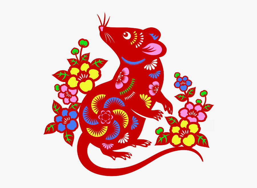 Year Of The Rat Vector Free, Transparent Clipart
