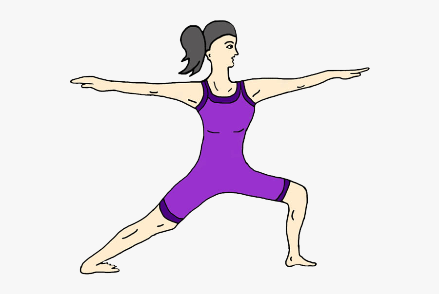 Virabhadrasana From Yogicwayoflife, Transparent Clipart