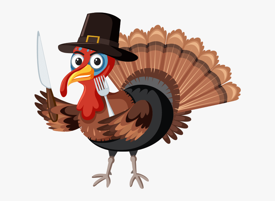 Thanksgiving Turkey White Background, Transparent Clipart