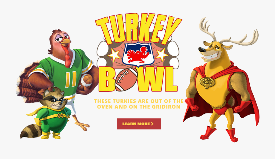 Turkey Bowl Flag Football Clipart, Transparent Clipart