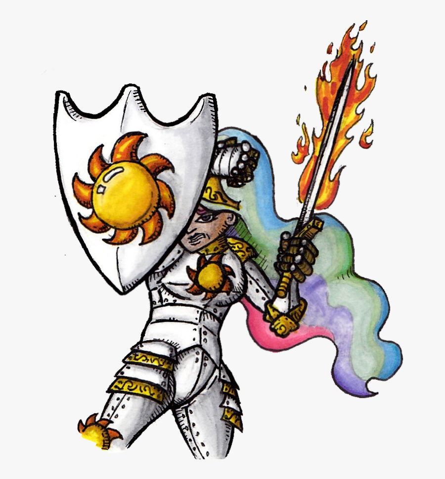 Pm, Fantasy Class, Fire, Humanized, Knight, Princess - Cartoon, Transparent Clipart