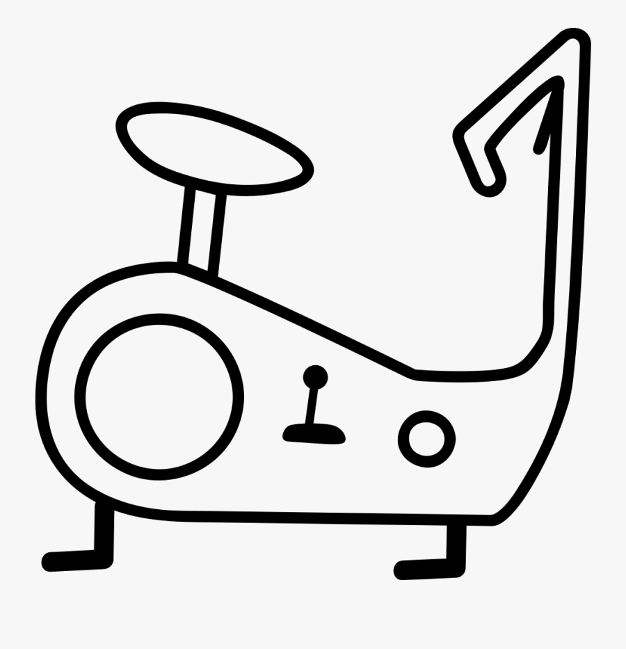 Exercise Bike, Transparent Clipart
