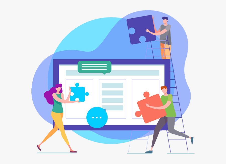 Digital Agency Header, Transparent Clipart