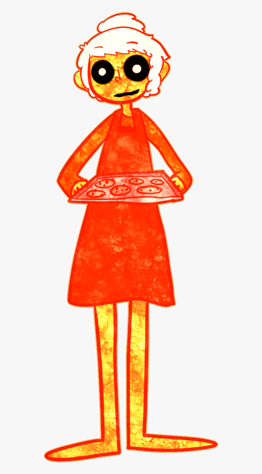 Cookie Clicker Clothing Orange Dress Art Fictional, Transparent Clipart