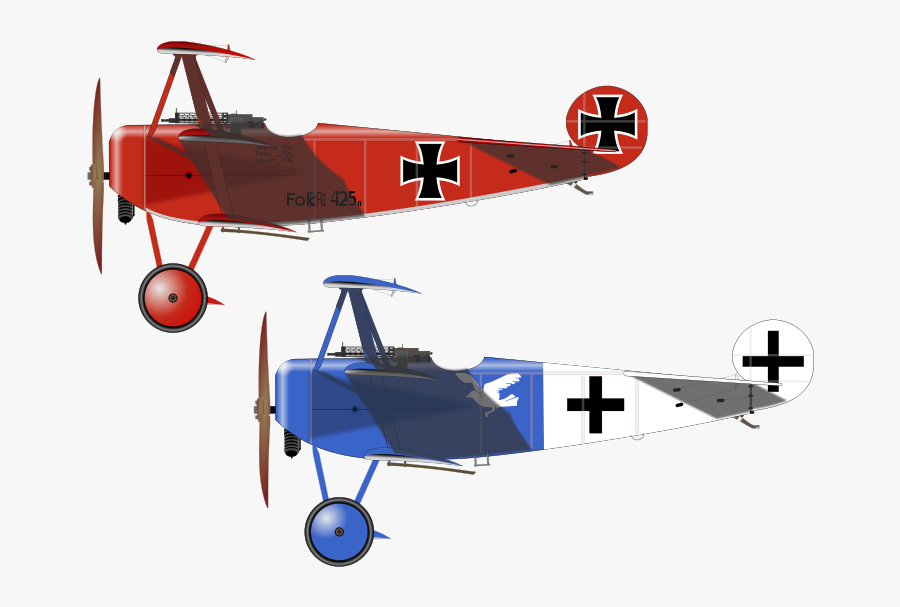 Free Clip Art "fokker Dr - Ww1 Fokker Dr 1, Transparent Clipart