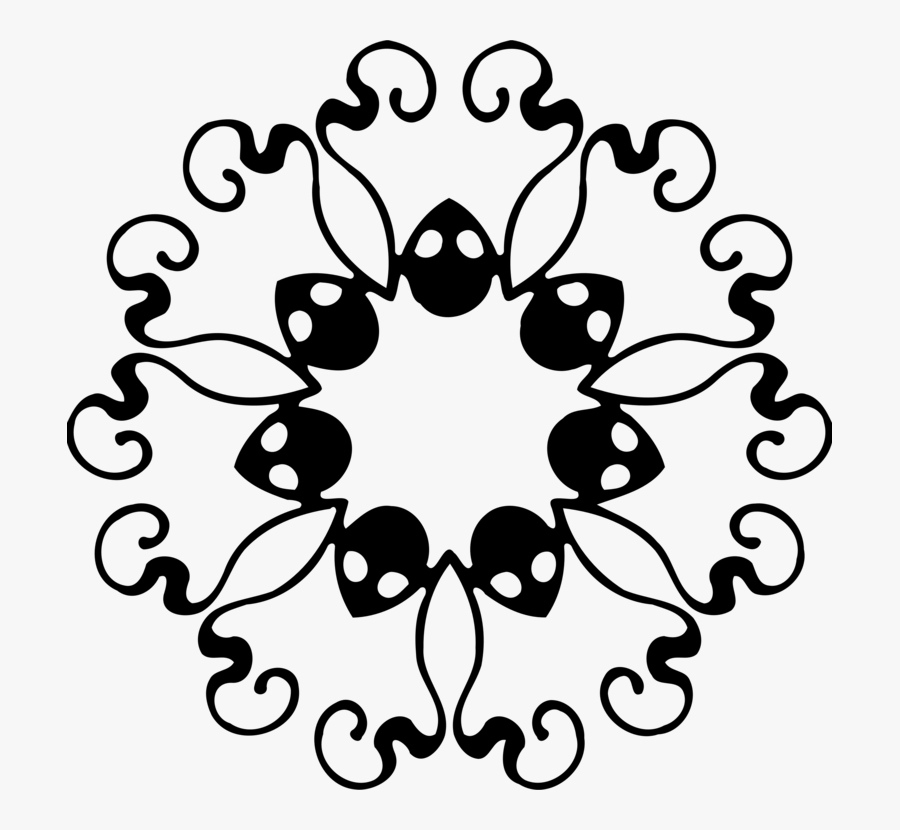 Line Art,flower,leaf - Clip Art, Transparent Clipart