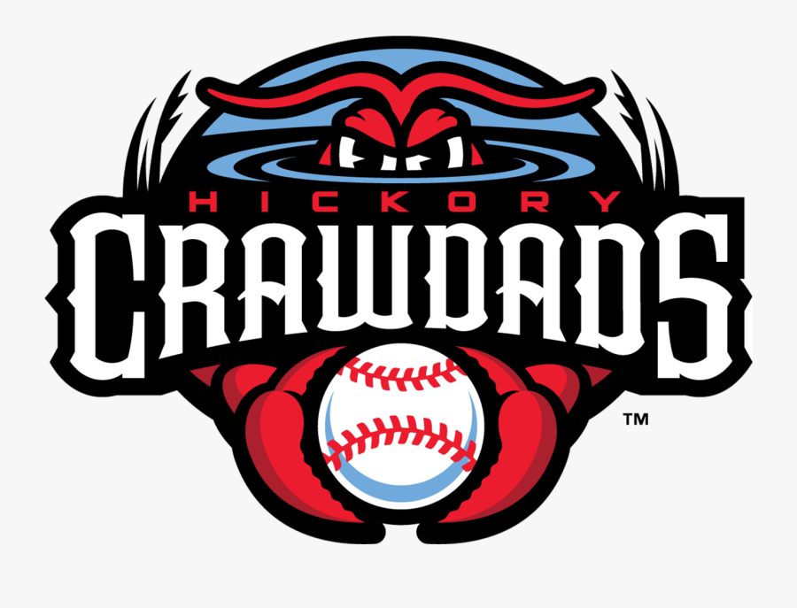 Hickory Crawdads, Transparent Clipart