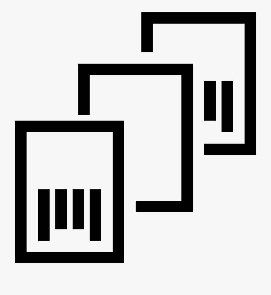 Separate Using A Bar Code Icon - Graphics, Transparent Clipart