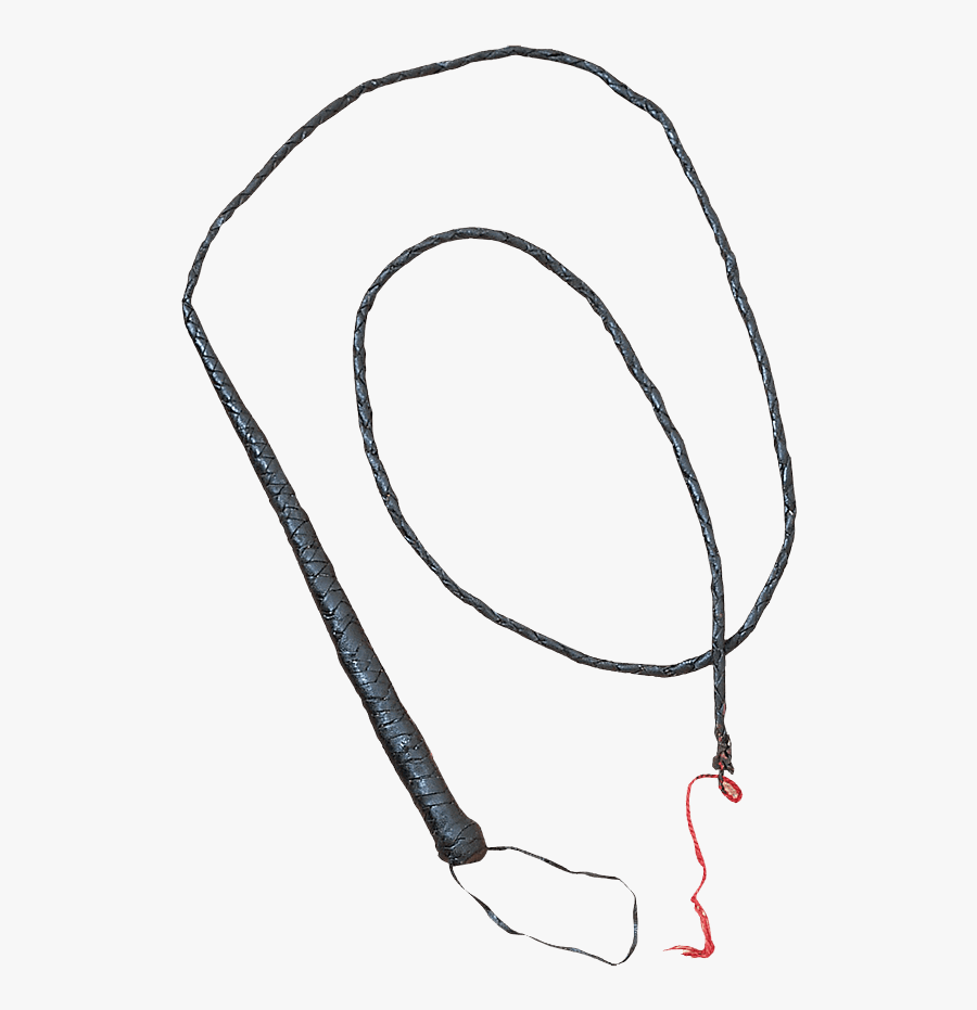 6 Foot Leather Bull Whip - Medieval Whip, Transparent Clipart