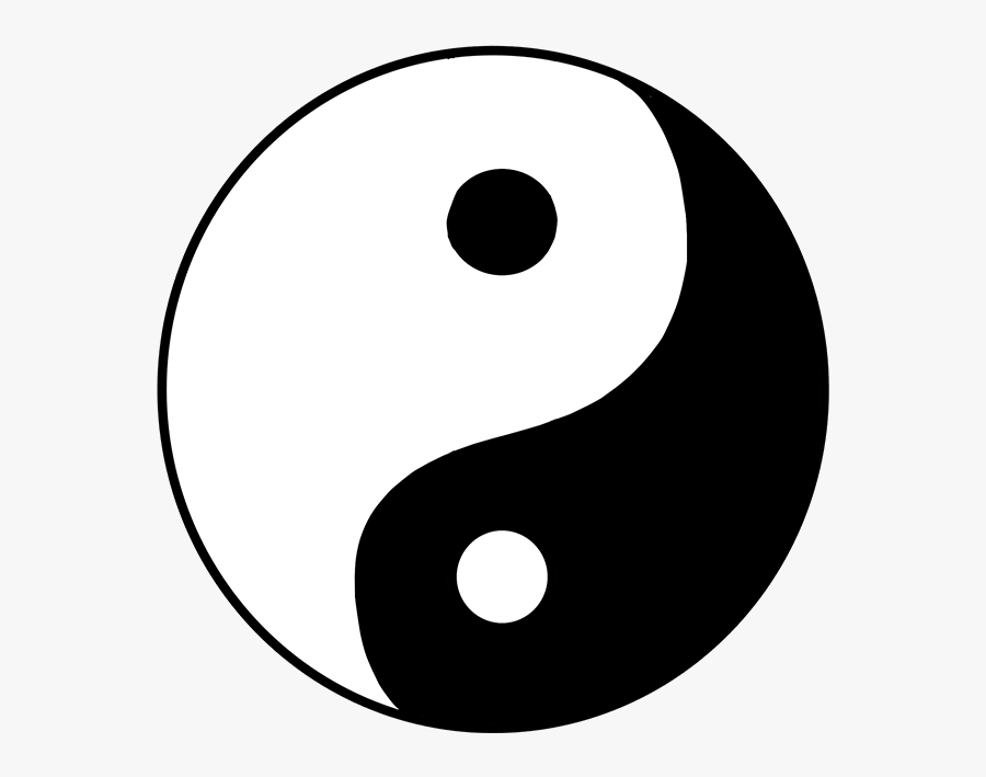 How To Draw Yin Yang Symbol - Drawing Yin And Yang, Transparent Clipart