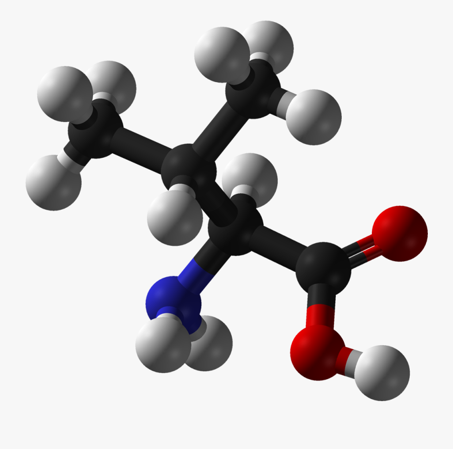 L Valine 3d Balls - Clip Art Amino Acid, Transparent Clipart