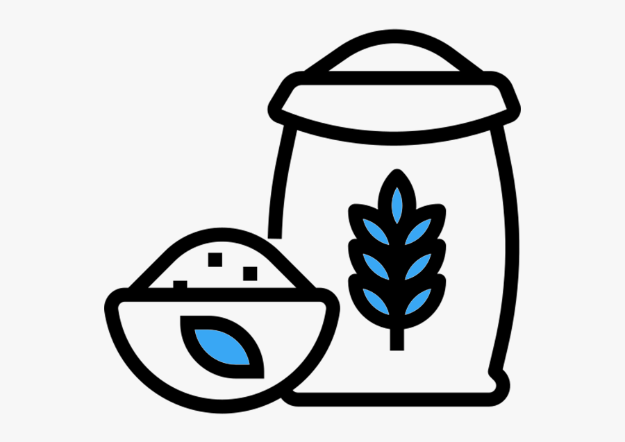 Flour Icon, Transparent Clipart