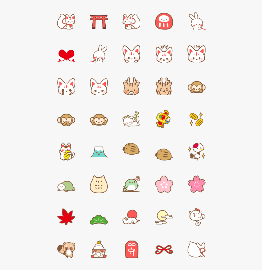 Japan Good Luck Emoji, Transparent Clipart