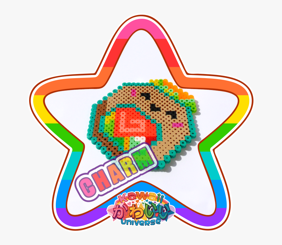 Cute Brown Rice Sushi Macro Charm, Transparent Clipart