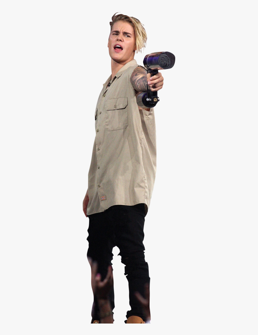 Justin Bieber Holding Gas Canone Png Image - Photo Shoot, Transparent Clipart