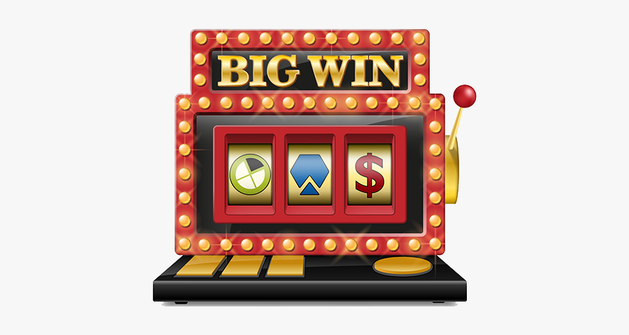 Slot Machine Winning Money, Transparent Clipart