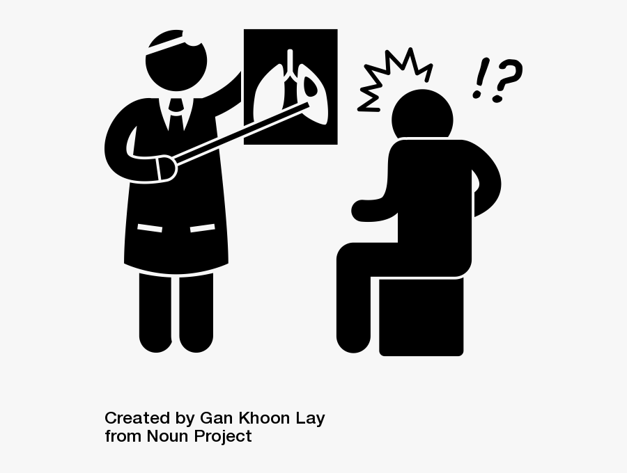 Noun Lung Cancer Diagnosis 1586075 - Doctor X Ray Icon, Transparent Clipart