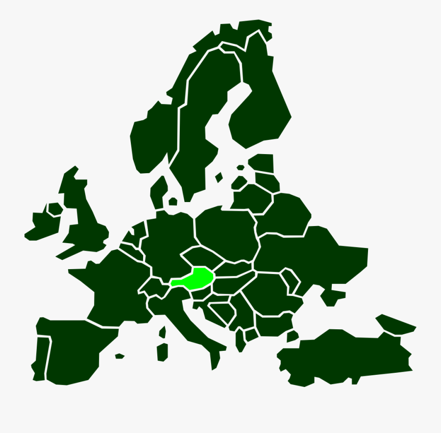 Austria - Hdi Index Map Europe, Transparent Clipart