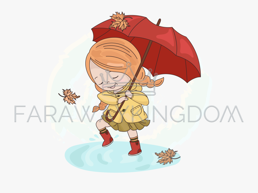 Autumn Rain Clipart, Transparent Clipart