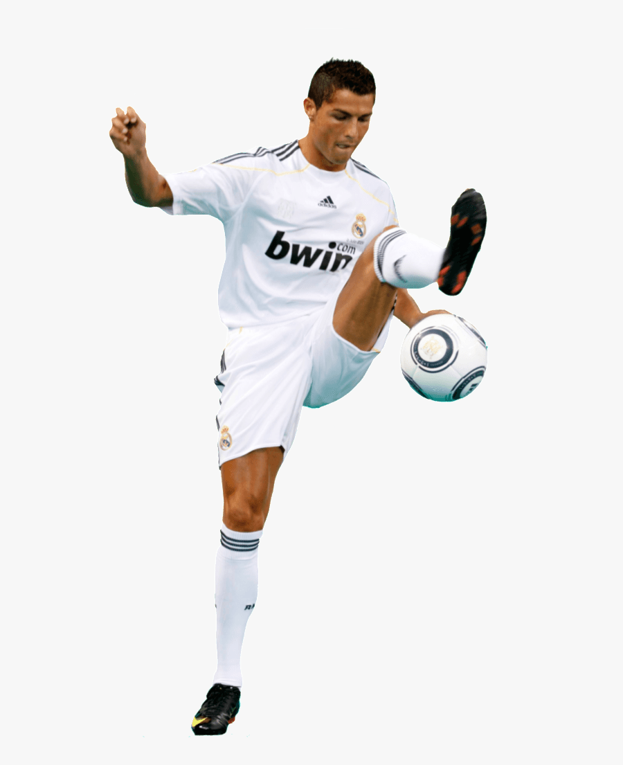 High Ball Ronaldo - C Ronaldo In Real Madrid, Transparent Clipart