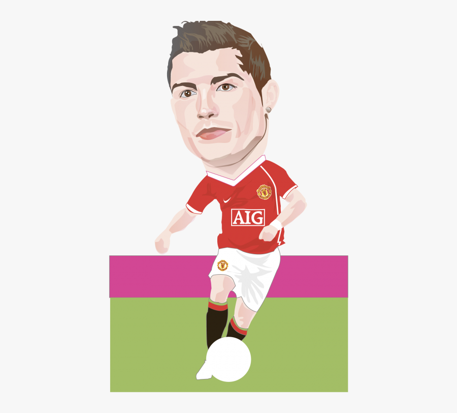 Cristiano Ronaldo Clipart Png - Cartoon, Transparent Clipart