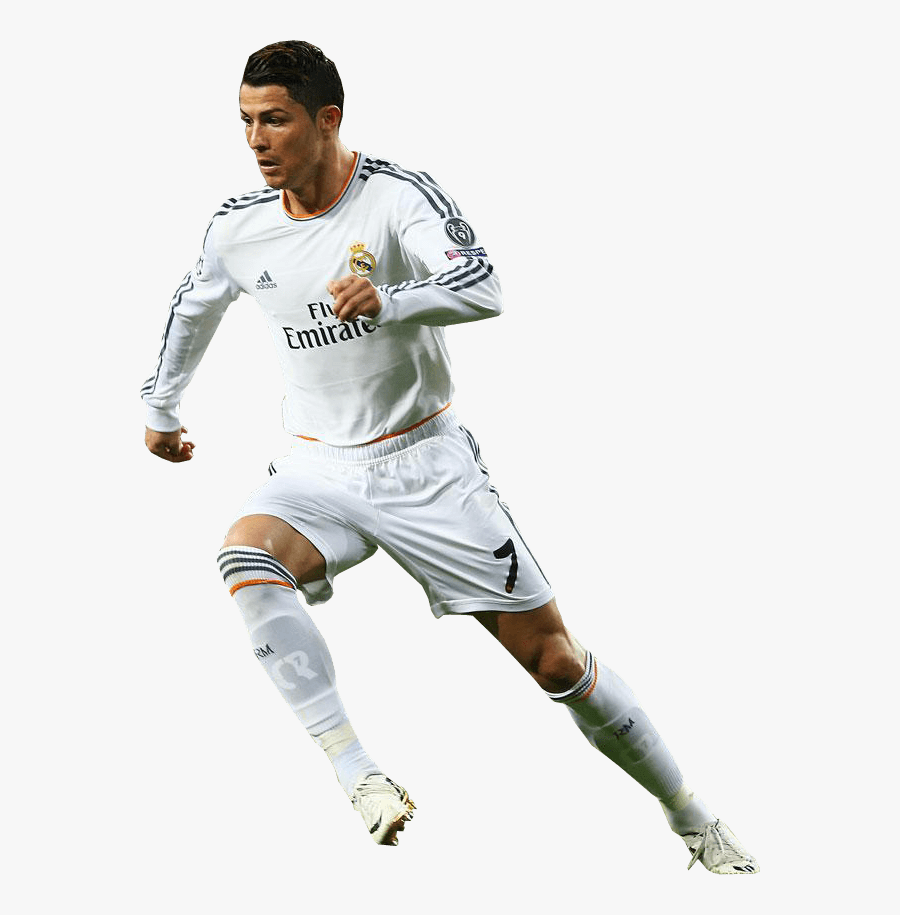 Playing Sideview Ronaldo - Cristiano Ronaldo No Background, Transparent Clipart