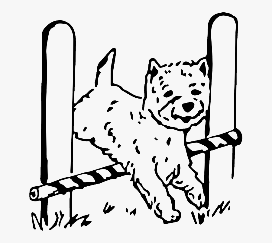 Bella Vista Training Center Logo Of Dog Jumping Over, Transparent Clipart